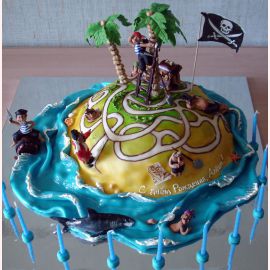 Торт "Пиратский лабиринт"