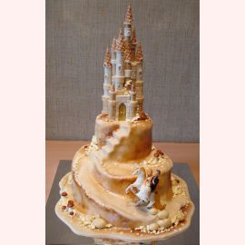 Свадебный торт "Хрустальный замок"