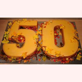Торт на юбилей "50 лет"