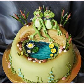 Торт "Лягушачье царство"