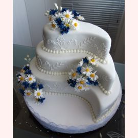 Торт "Ромашковая свадьба"