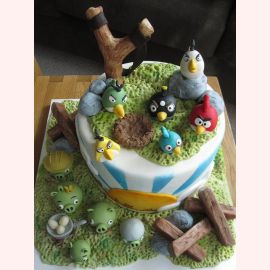 Торт "Angry Birds" №3