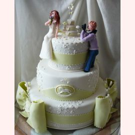 Торт "Свадебная фотосессия"