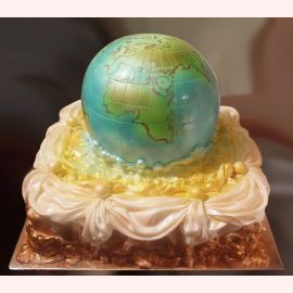 Торт "Географический глобус"