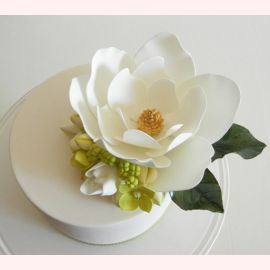 Торт "Белый цветок"