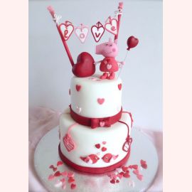 Торт для влюбленных "Любовь от Пеппи"
