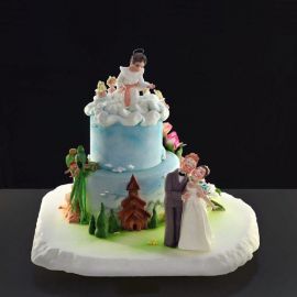Торт "Ангель хранитель семьи"