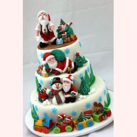 Торт на Новый Год "Santa Claus"