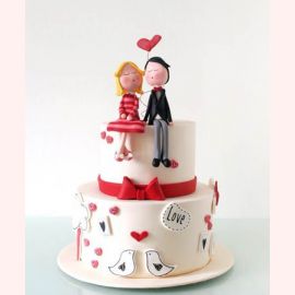 Торт для влюбленных "Любовное свидание"