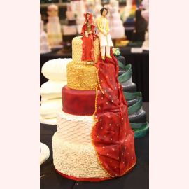 Свадебный торт "Индийский стиль"