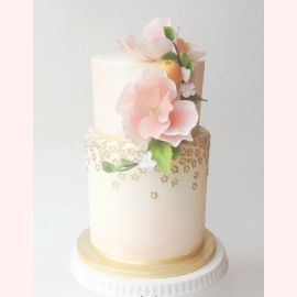 Свадебный торт "Мандариновая свадьба"