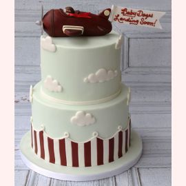 Торт "Самолет в облаках"