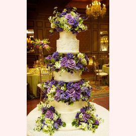 Свадебный торт "Краски фиолетового"