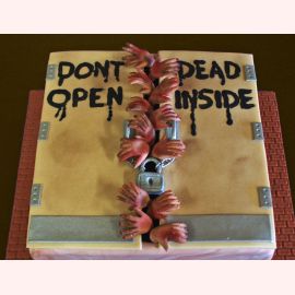 Торт "Dont open, dead inside"