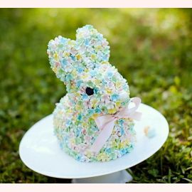 Торт "Цветочный кролик"