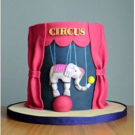 Торт "Слон из цирка"