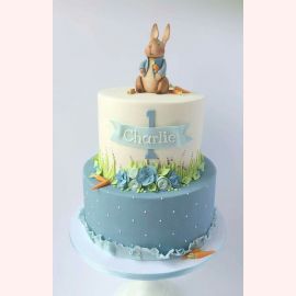 Торт "Пасхальный Кролик и морковка"