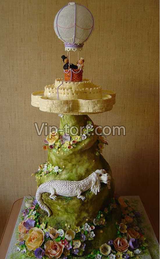 Свадебный торт "Воздушная свадьба"