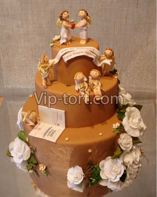 Свадебный торт "Свадьба херувимов"