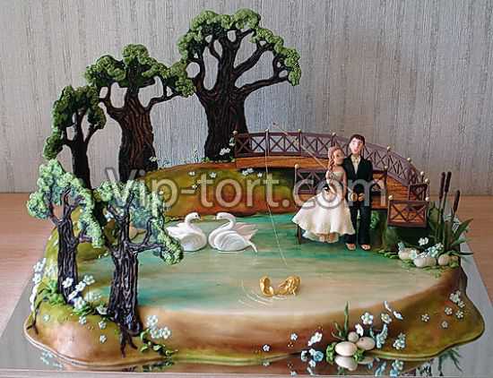 Свадебный торт "Загадай желание"