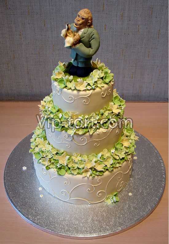 Свадебный торт "Кинг-Конг с невестой"