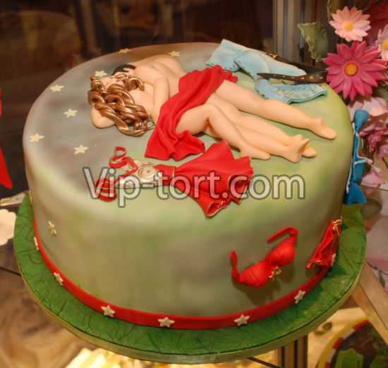 Эротический торт "Влюбленные"