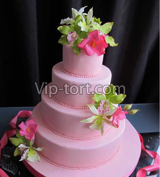 Торт "Розовый романс"