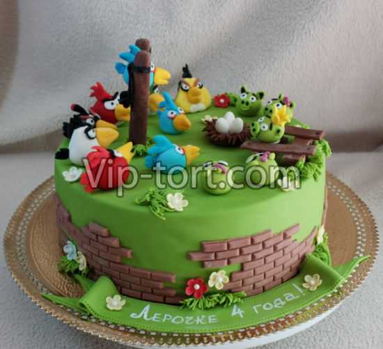 Торт "Angry Birds" №4