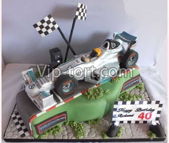 Торт "Крутой гоночный автомобиль"