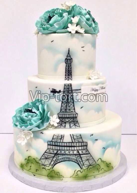 Торт "Небо в Париже"