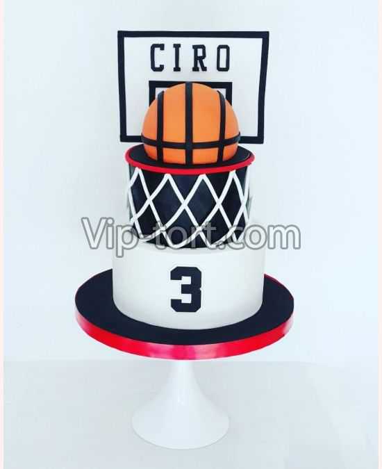 Торт "Баскетбольное кольцо"