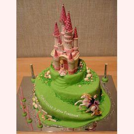 Торт "Замок принцессы"