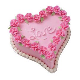  Торт "Розовое сердце"