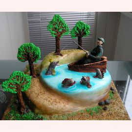 Торт "Рыболов"