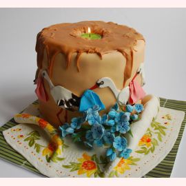 Торт на Восковую годовщину свадьбы