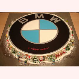 Новогодний торт "BMW"
