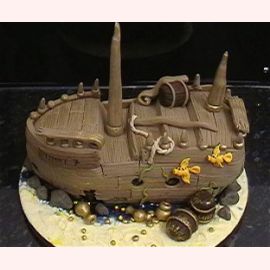 Торт "Затонувший корабль"