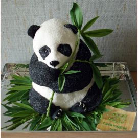 Торт "Панда и бамбук"
