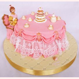 Торт "Чаепитие с принцессой"