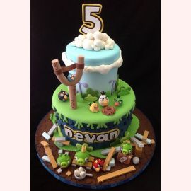 Торт "Angry Birds №9"
