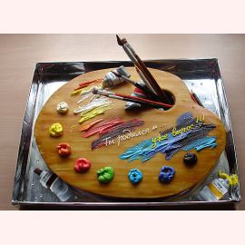 Торт "Палитра художника"