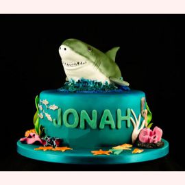 Торт "Морская акула"