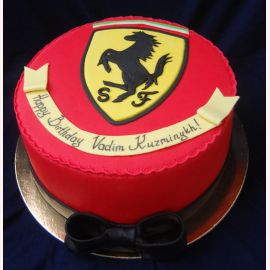 Торт "Значок Ferrari"
