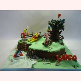 Торт "С днем Рождения от Винни!"
