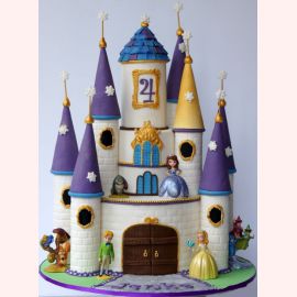 Торт "Сказочный замок принцессы"