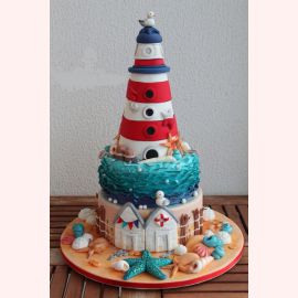 Торт "Морской маяк"