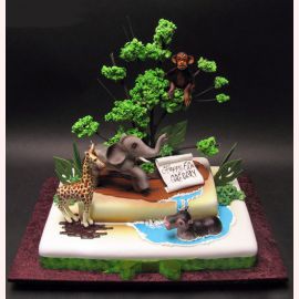 Торт "Дикие животные"