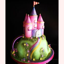 Торт "Девчачий замок"