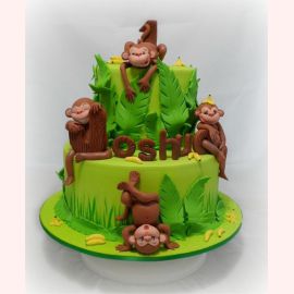 Торт "Малыши обезьянки"