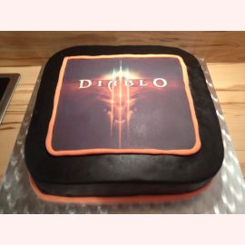 Торт "Diablo в рамке"